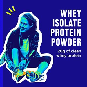 Biochem 100% Whey Isolate Protein - Vanilla - 30.2 oz - 20g of Protein - Meal Replacement -Supports Lean Muscle - Easily Digestible - Silky Smooth Taste - Amino Acids