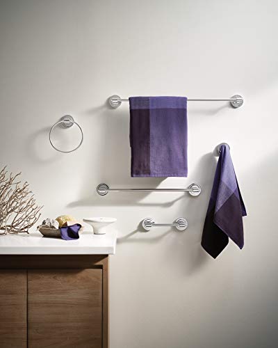 Moen DN0724CH Iso 24-Inch Single -Towel Bar, Chrome