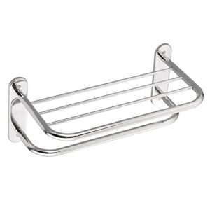 moen 5207-181ch donner commercial 18-inch towel-bar with shelf, chrome