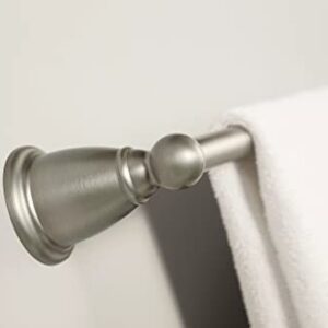 Moen YB2224BN Brantford Collection 24-Inch Bathroom Single -Towel Bar, Brushed Nickel