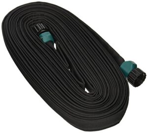 gilmour flat weeper soaker hose, 50 feet, black (870501-1001)