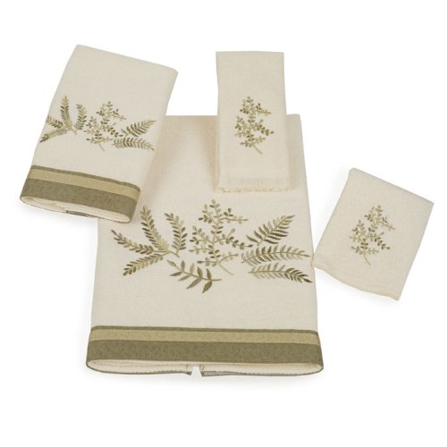 Avanti Linens Greenwood Hand Towel, Ivory,17372IVR