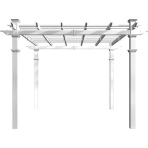 venetian 10' x 10' vinyl pergola