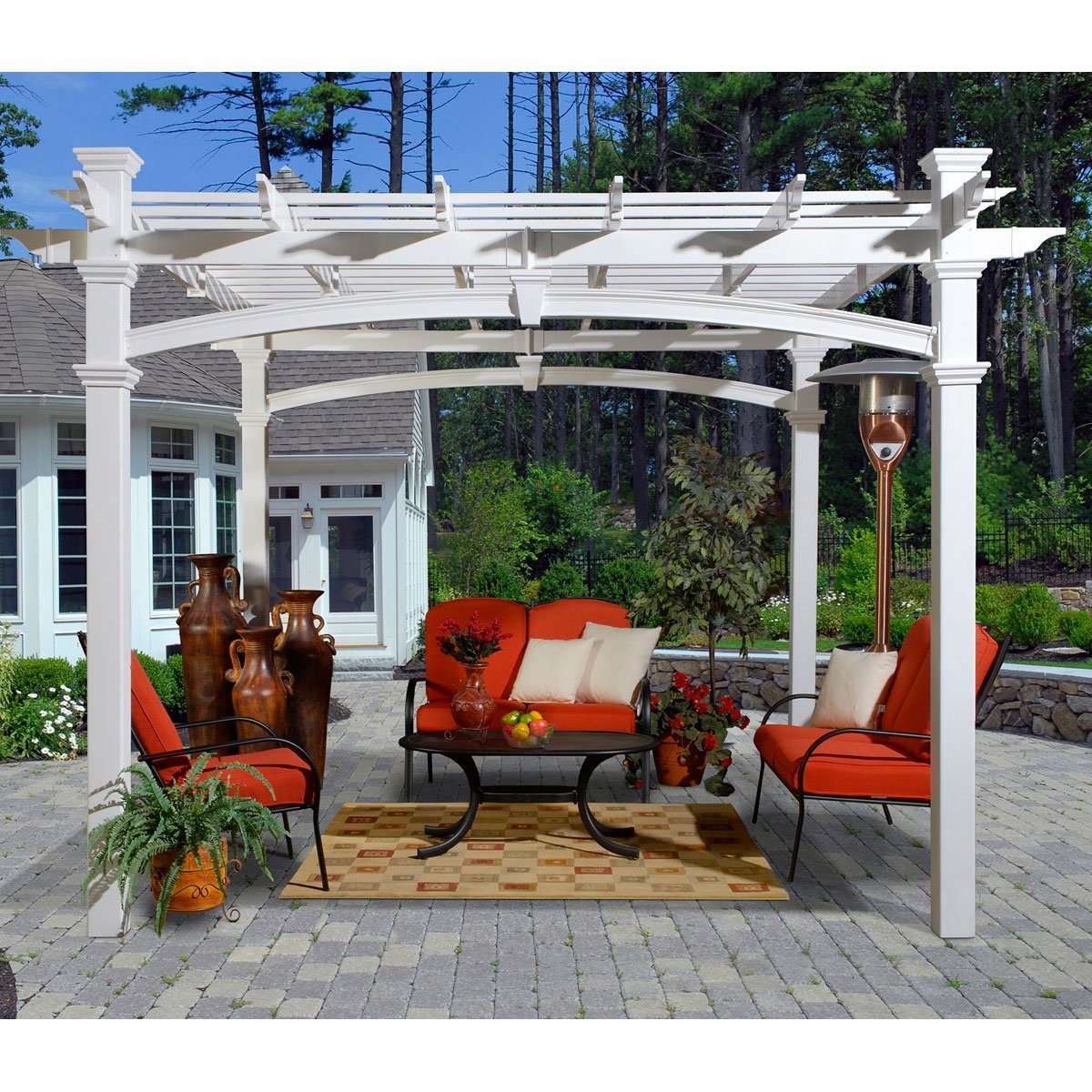 Venetian 10' x 10' Vinyl Pergola