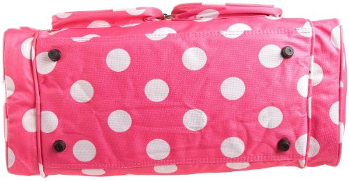 Rockland Duffel Bag, Pink Dots, 19-Inch