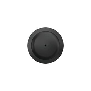 Schlage F40 PLY 622 Plymouth Door Knob, Bed & Bath Privacy Lock, Matte Black