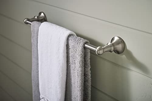 Moen Vale Brushed Nickel 24-Inch-Towel Bar, DN4424BN