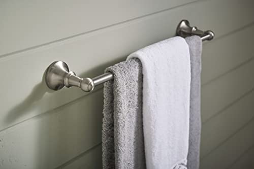 Moen Vale Brushed Nickel 24-Inch-Towel Bar, DN4424BN