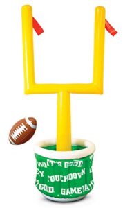 beistle goal post 74” x 28” holds approx. 60 12oz. cans – inflatable, drink containers, football party decorations, game day coolers