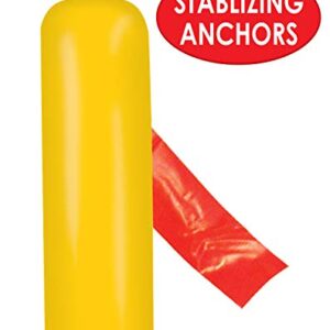 Beistle Goal Post 74” x 28” Holds Approx. 60 12oz. Cans – Inflatable, Drink Containers, Football Party Decorations, Game Day Coolers