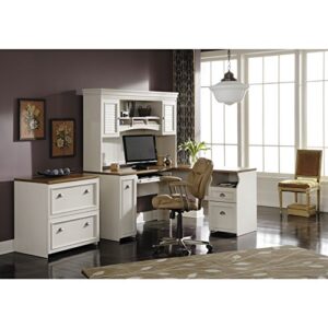 Bush Furniture Fairview Lateral File Cabinet in Antique White