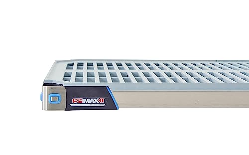 METRO MetroMax i MX2442G Plastic Industrial Shelf with Grid Mat, 24" x 42"