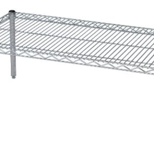 Quantum Storage Systems 183614PC Shelf Platform Rack, Chrome Finish, 18" W x 36" L x 14" H