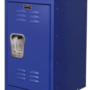 Hallowell HKL151524-1GS Kid Mini Locker, 15" Width x 15" Depth x 24" Height, Single Tier, 1-Wide, Knock-Down, 717 Grand Slam