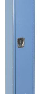 Hallowell U1228-1MB Marine Blue Steel Premium Wardrobe Locker, 1 Wide with 1 Opening, 1 Tier, 12" Width x 78" Height x 12" Depth, Knock Down