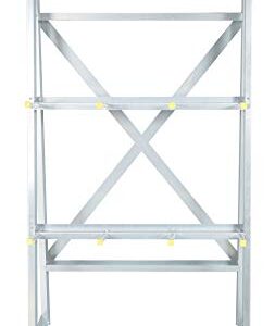 Vestil SR-V Floor Mounted Vertical Economical Material Rack, 37" Width, 72" Height, 24" Depth, 2000 lbs Capacity