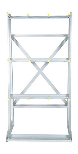 Vestil SR-V Floor Mounted Vertical Economical Material Rack, 37" Width, 72" Height, 24" Depth, 2000 lbs Capacity