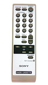 sony cd/radio remote sony radio cassette remote model# sony rmt-cs350a remote control replacement