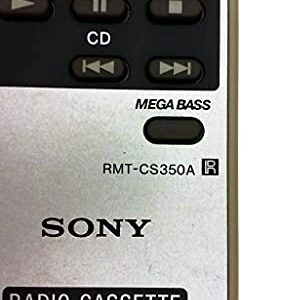 Sony CD/Radio Remote Sony Radio Cassette Remote Model# Sony RMT-CS350A Remote Control Replacement