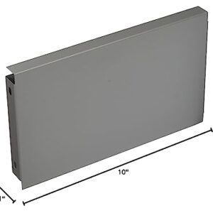 Salsbury Industries Front Base for 12-Inch Metal Locker, Gray