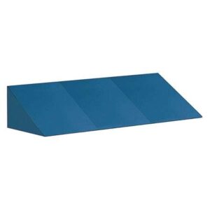 salsbury industries 77755bl sloping hood for upto 12-inch wide and 15-inch deep metal lockers, blue