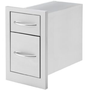 cal flame bbq07868p 2 drawer storage deep drawer