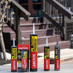 Loctite PL Premium Fast Grab Polyurethane Construction Adhesive, 10 fl oz, 1, Cartridge