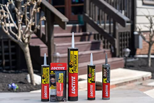 Loctite PL Premium Fast Grab Polyurethane Construction Adhesive, 10 fl oz, 1, Cartridge