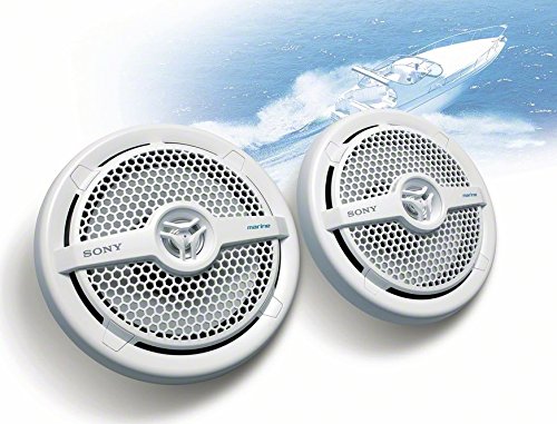 Sony XSMP1621 6 1/2-Inch coaxial 2-way Marine Speaker,White