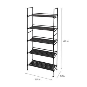 Neu Home Espresso 5 Tier Wide Free Standing Shelf