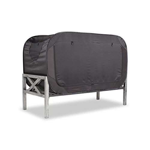 Privacy Pop Bed Tent (Twin) - Black