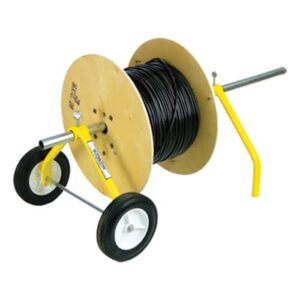 rack-a-tiers e-z roll - wire dispenser rack, ultra-compact & collapsible wheeled wire dispenser (55455)