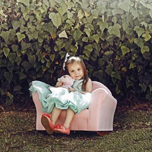 Keet Roundy Rocking Kid's Chair, Green Gingham