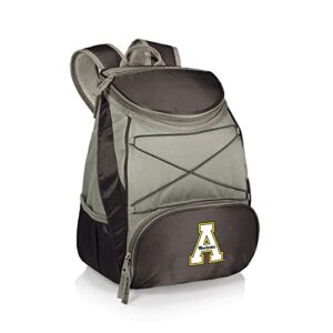 ncaa appalachian state mountaineers ptx insulated backpack cooler, black (633-00-175-794-0)
