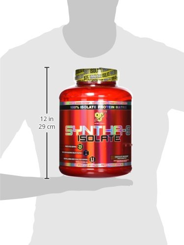 BSN SYNTHA-6 Isolate Protein Powder, Chocolate Protein Powder with Whey Protein Isolate, Milk Protein Isolate, Flavor: Chocolate Milkshake, 48 servings (packaging may vary)