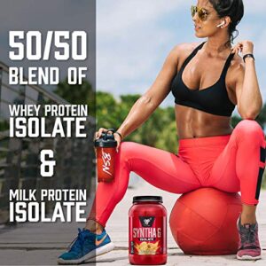 BSN SYNTHA-6 Isolate Protein Powder, Chocolate Protein Powder with Whey Protein Isolate, Milk Protein Isolate, Flavor: Chocolate Milkshake, 48 servings (packaging may vary)