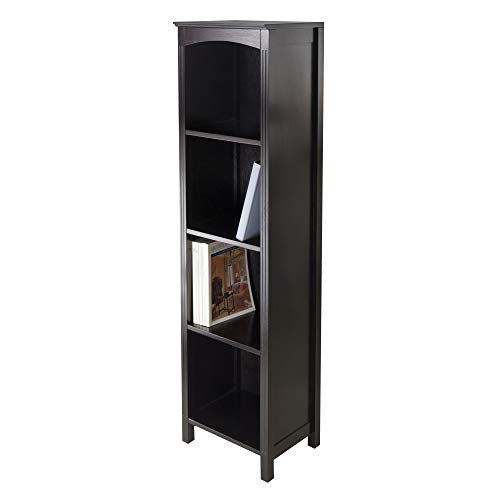 Winsome Terrace Shelving, no basket, Espresso