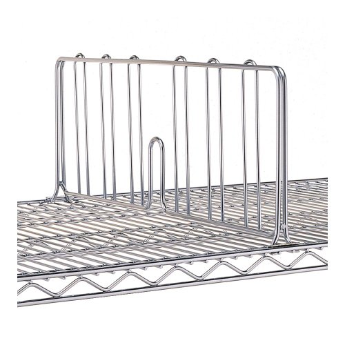 Metro DD14C Super Erecta Chrome Plated Shelf Divider, 14" Width x 8" Height