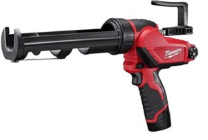 milwaukee electric tool 2441-21 m12 caulk gun kit, 12 v