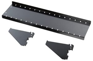 wall control pegboard shelf 4in deep pegboard shelf assembly for wall control pegboard and slotted tool board – black