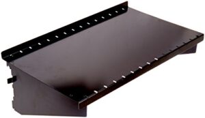 wall control pegboard shelf 9in deep pegboard shelf assembly for wall control pegboard and slotted tool board – black