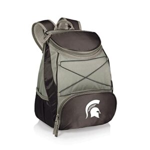 michigan state spartans - ptx backpack cooler, (black with gray accents)