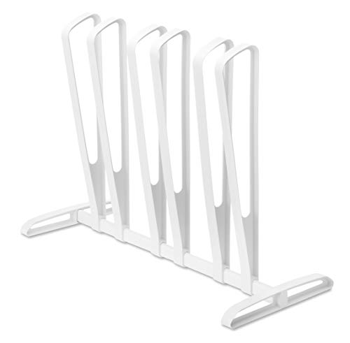 Whitmor 3 Pair Boot Rack - Adjustable Heavy Duty Frame - White 10.25 x 22.25 x 17.25