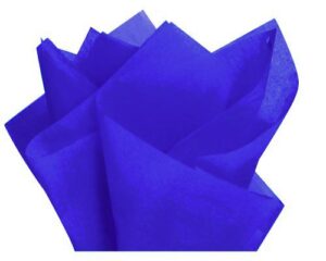royal blue gift wrap pom pom tissue paper- 100sheets 15x20inches