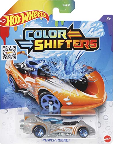 Hot Wheels Color Shifters Toy Car in 1:64 Scale, Repeat Color Change in Icy Cold or Very Warm Water (Styles May Vary)