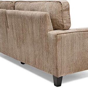 Serta Palisades Upholstered Sofas for Living Room Modern Design Couch, Straight Arms, Soft Fabric Upholstery, Tool-Free Assembly, 73" Sofa, Beige