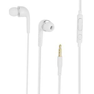 Samsung 3.5mm Stereo Headset with Volume Key for Galaxy S4 - Non-Retail Packaging - White