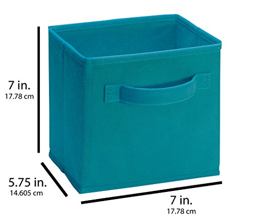 Closetmaid 1538 Cubeicals Mini Fabric Drawers, Ocean Blue, 2 Pack