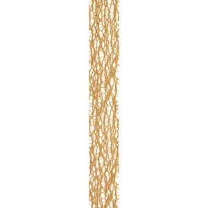 Offray Gold Metallic Web Craft Ribbon, 7/8-Inch x 9-Feet