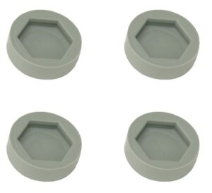 quantum storage systems fg-4 non-marring floor glides for wire shelving units (pack of 4)